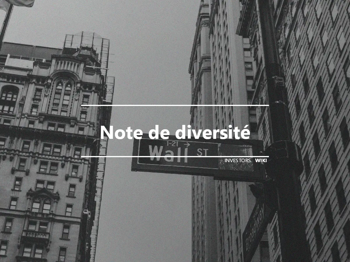 Note de diversité