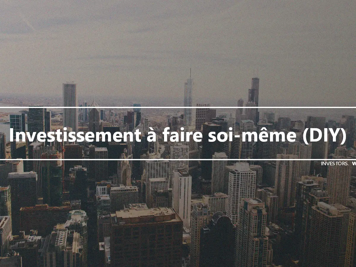 Investissement à faire soi-même (DIY)