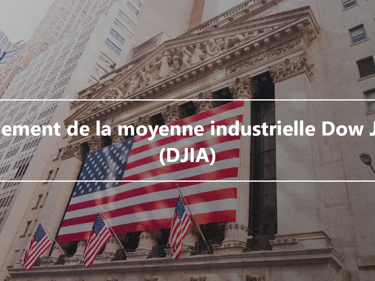 Rendement de la moyenne industrielle Dow Jones (DJIA)