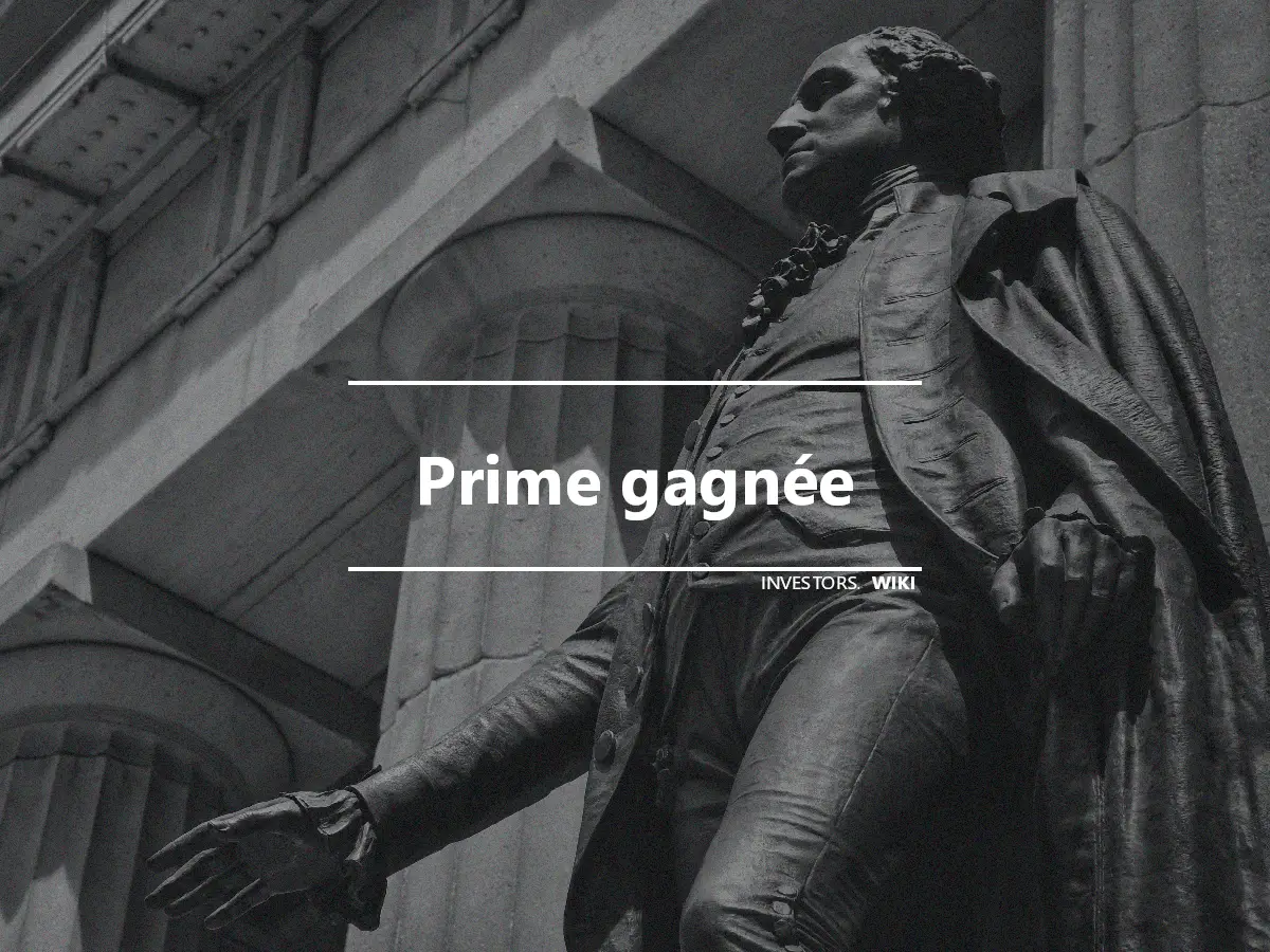 Prime gagnée