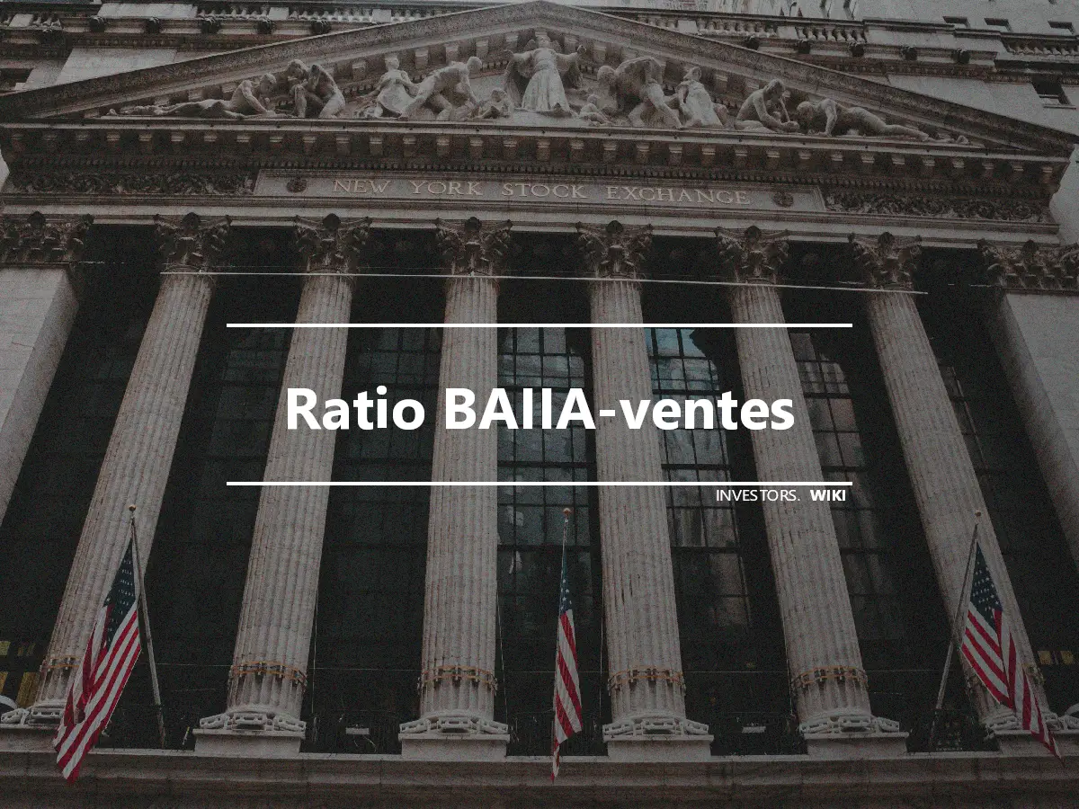 Ratio BAIIA-ventes