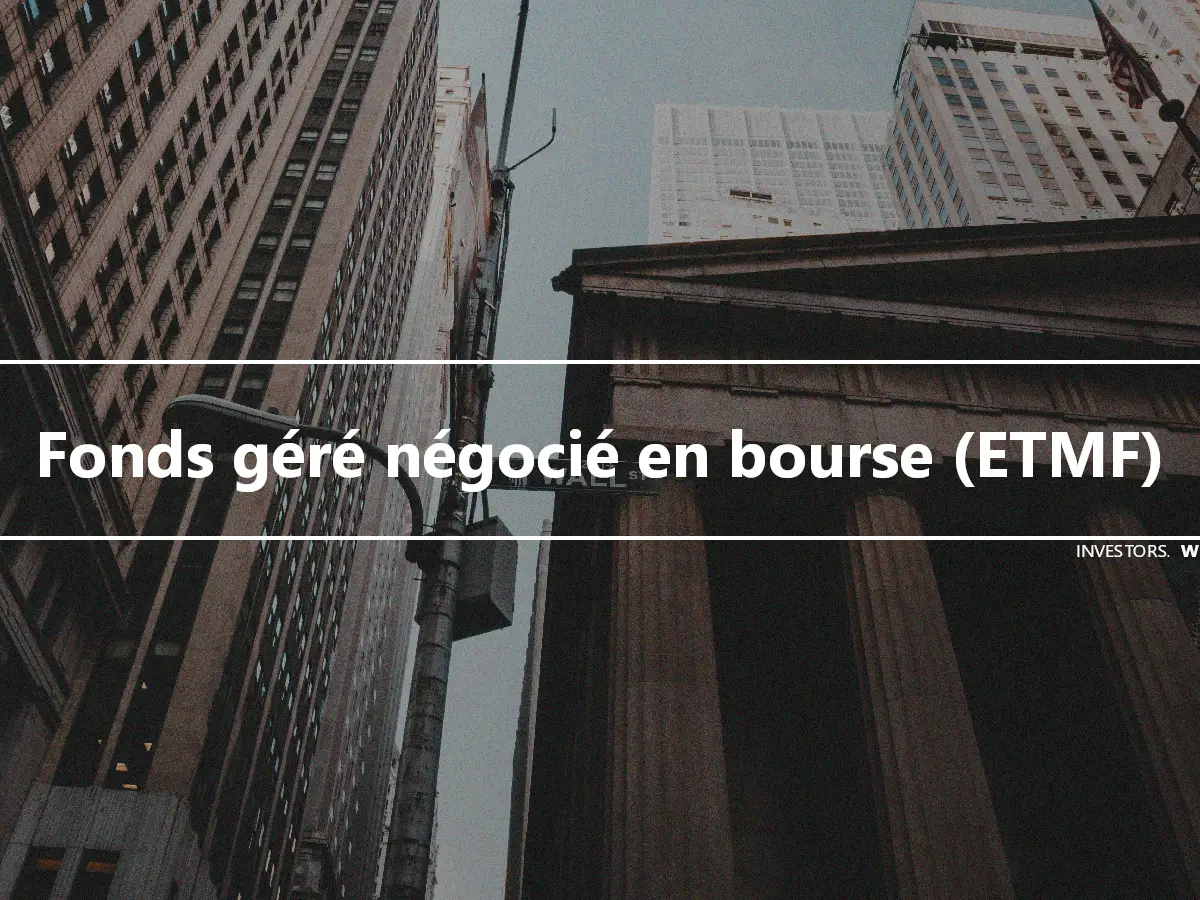 Fonds géré négocié en bourse (ETMF)