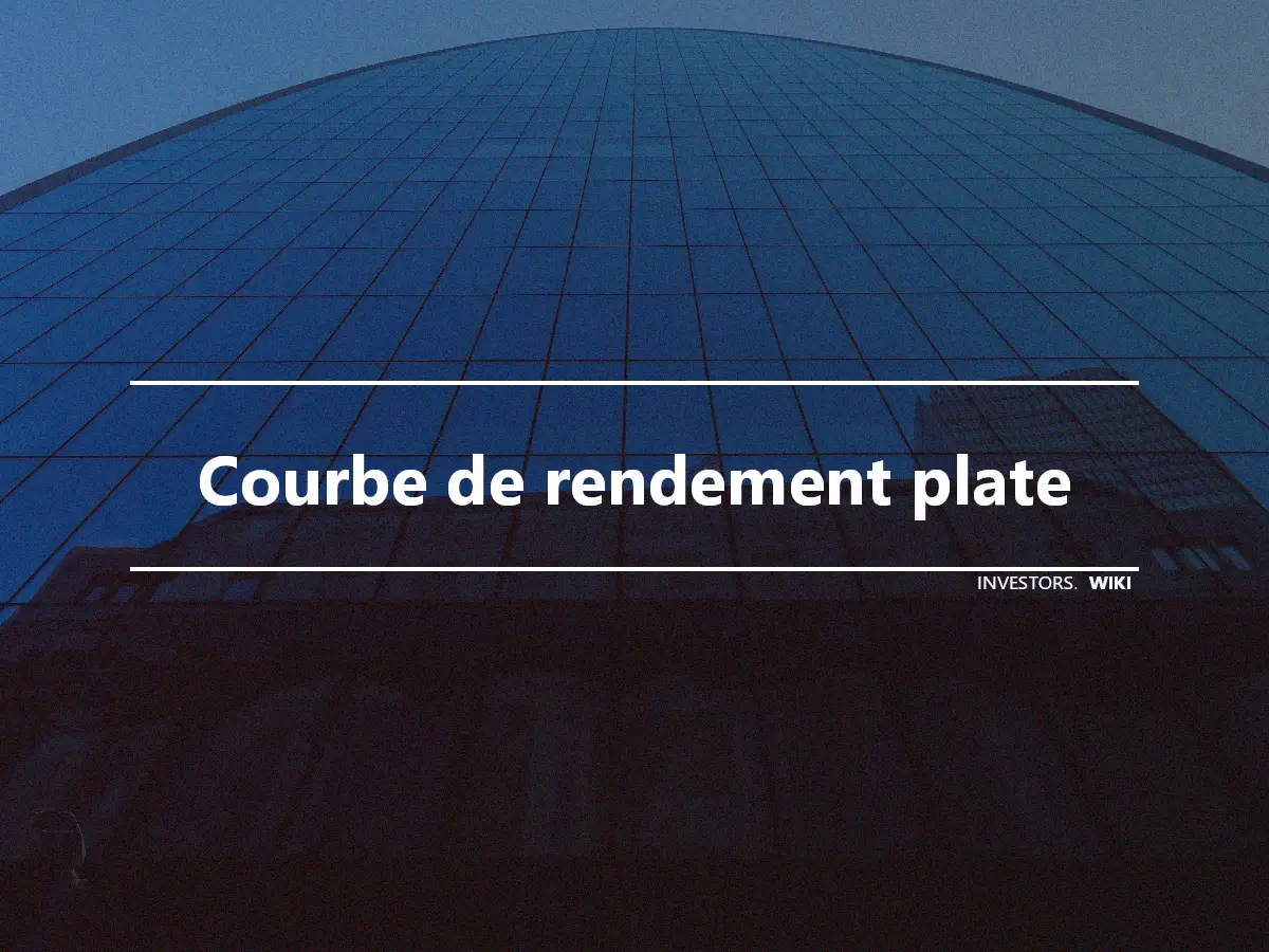 Courbe de rendement plate