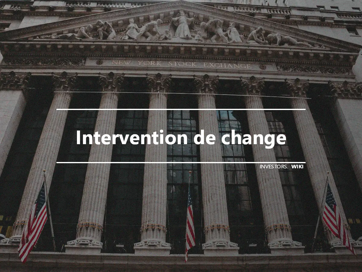 Intervention de change