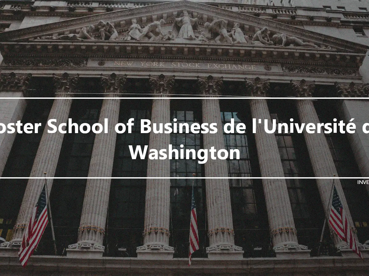 Foster School of Business de l'Université de Washington