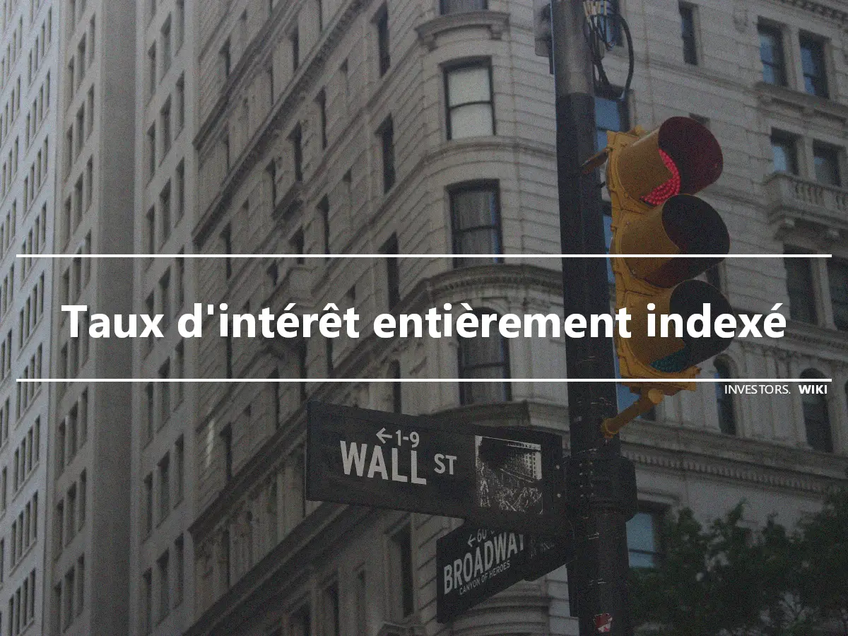 Taux d'intérêt entièrement indexé