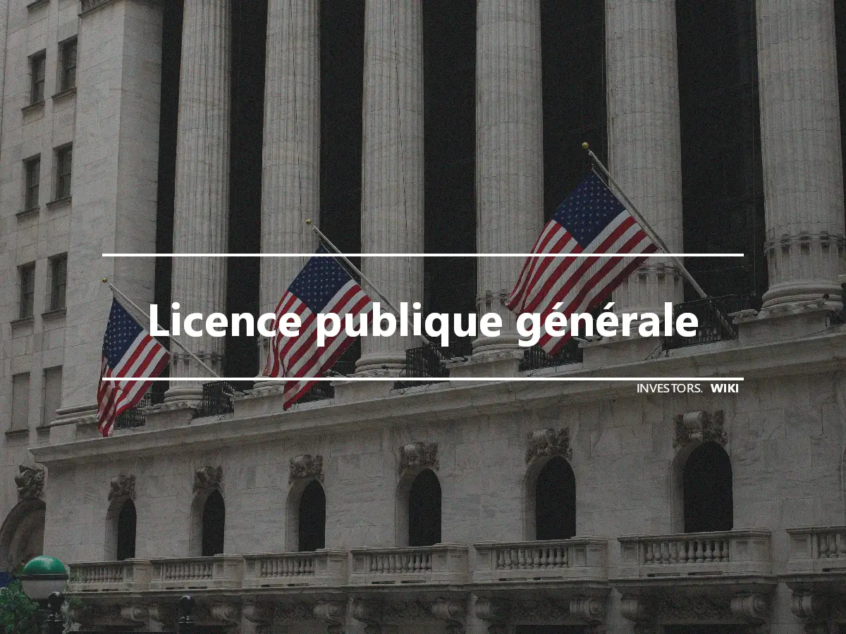 Licence publique générale