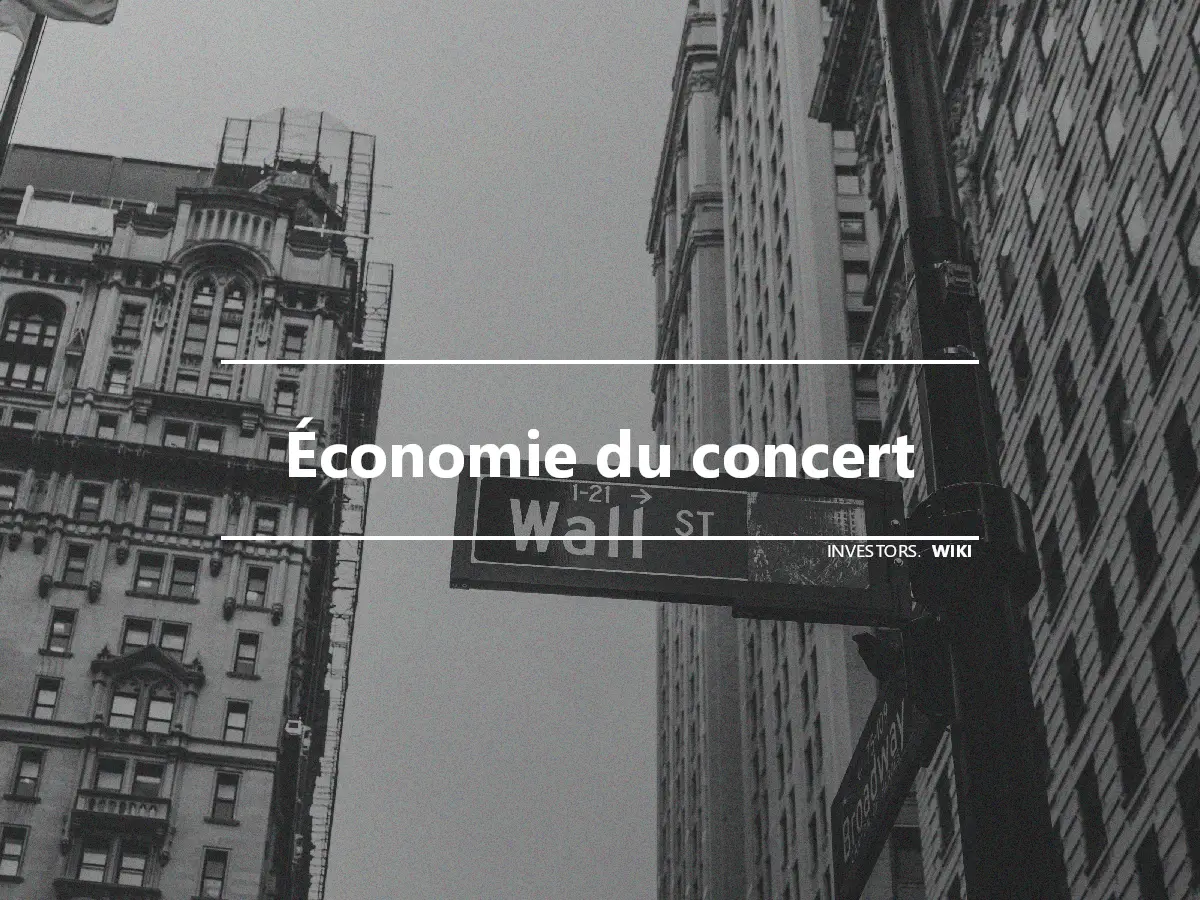 Économie du concert