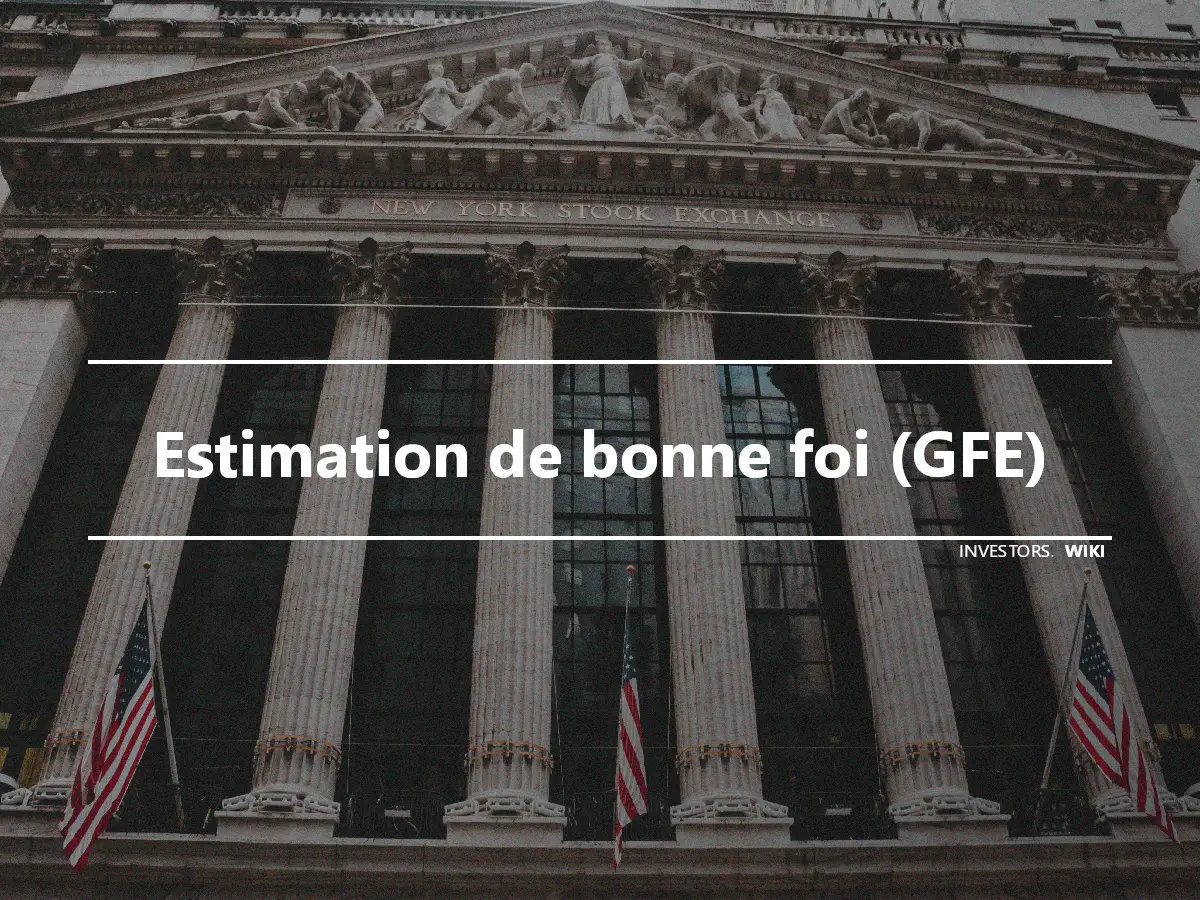 Estimation de bonne foi (GFE)