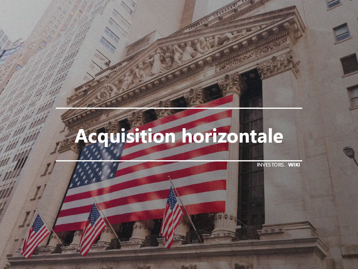 Acquisition horizontale