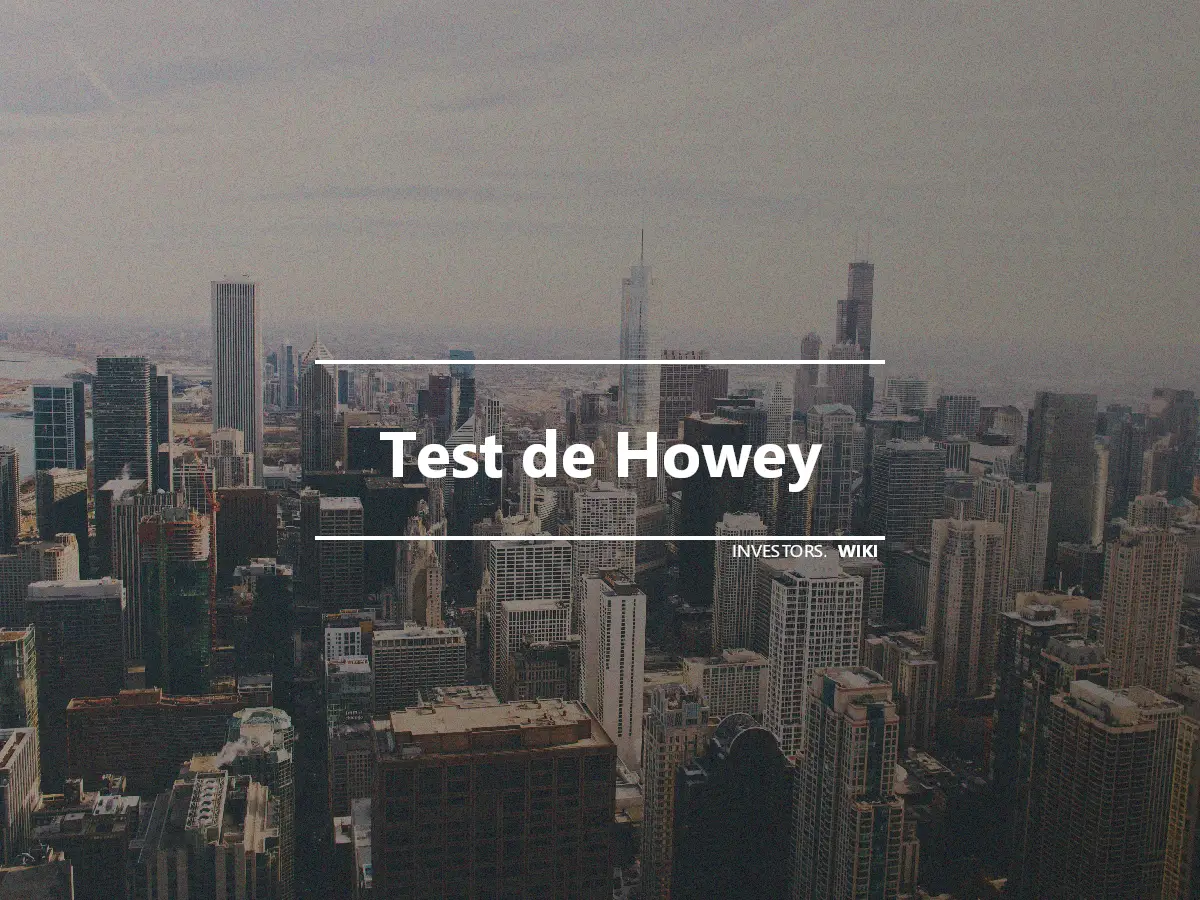 Test de Howey