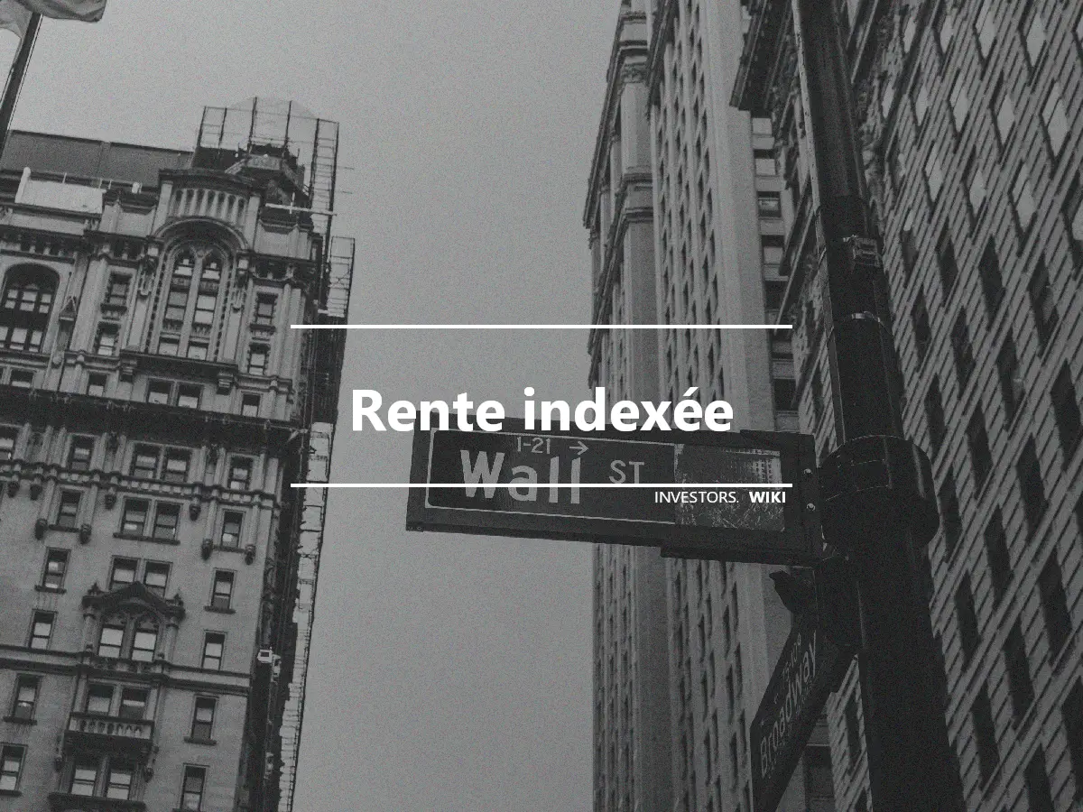 Rente indexée