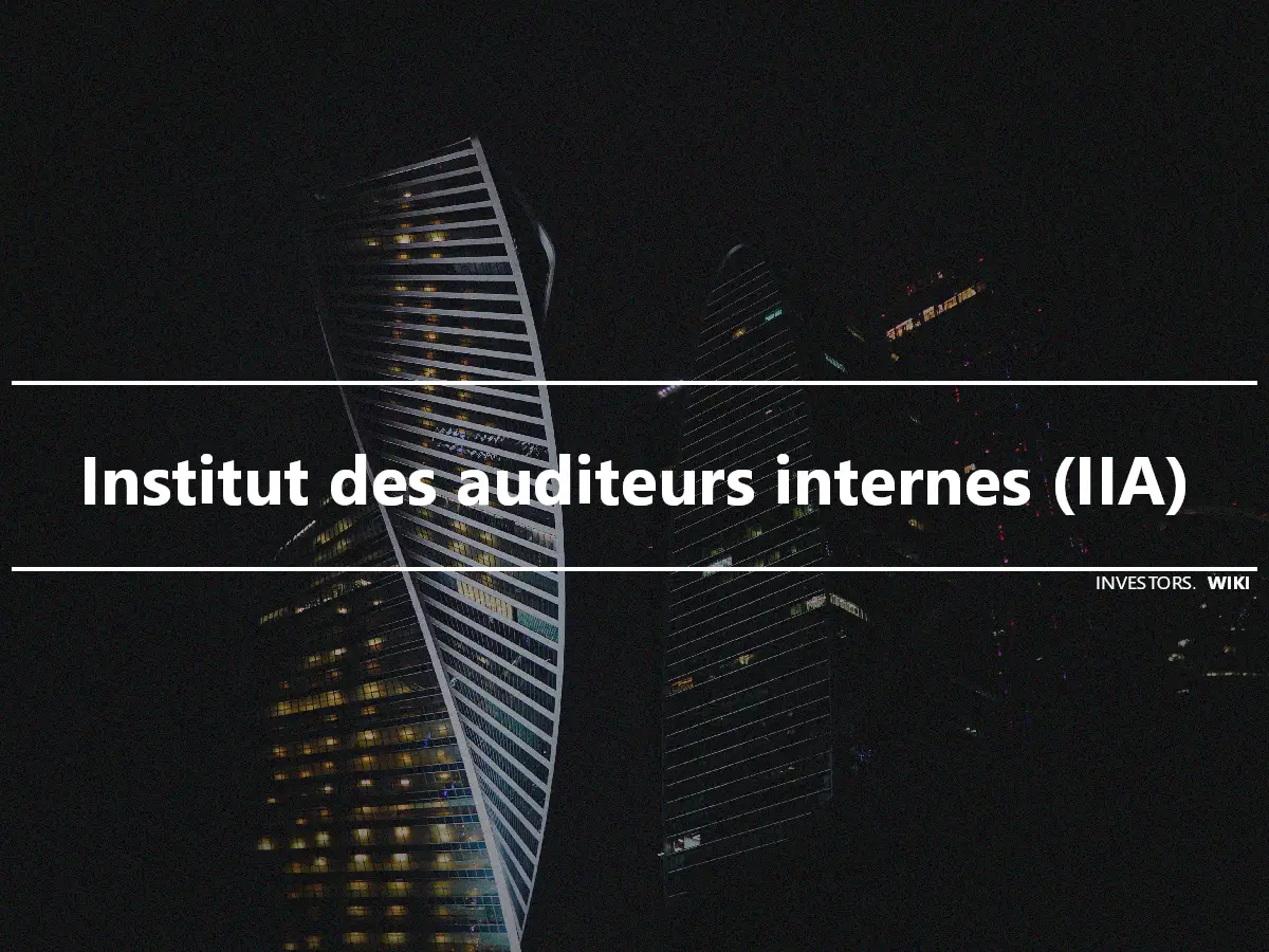 Institut des auditeurs internes (IIA)