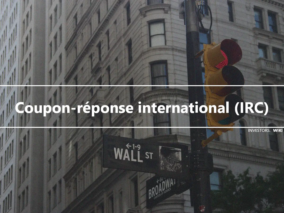 Coupon-réponse international (IRC)