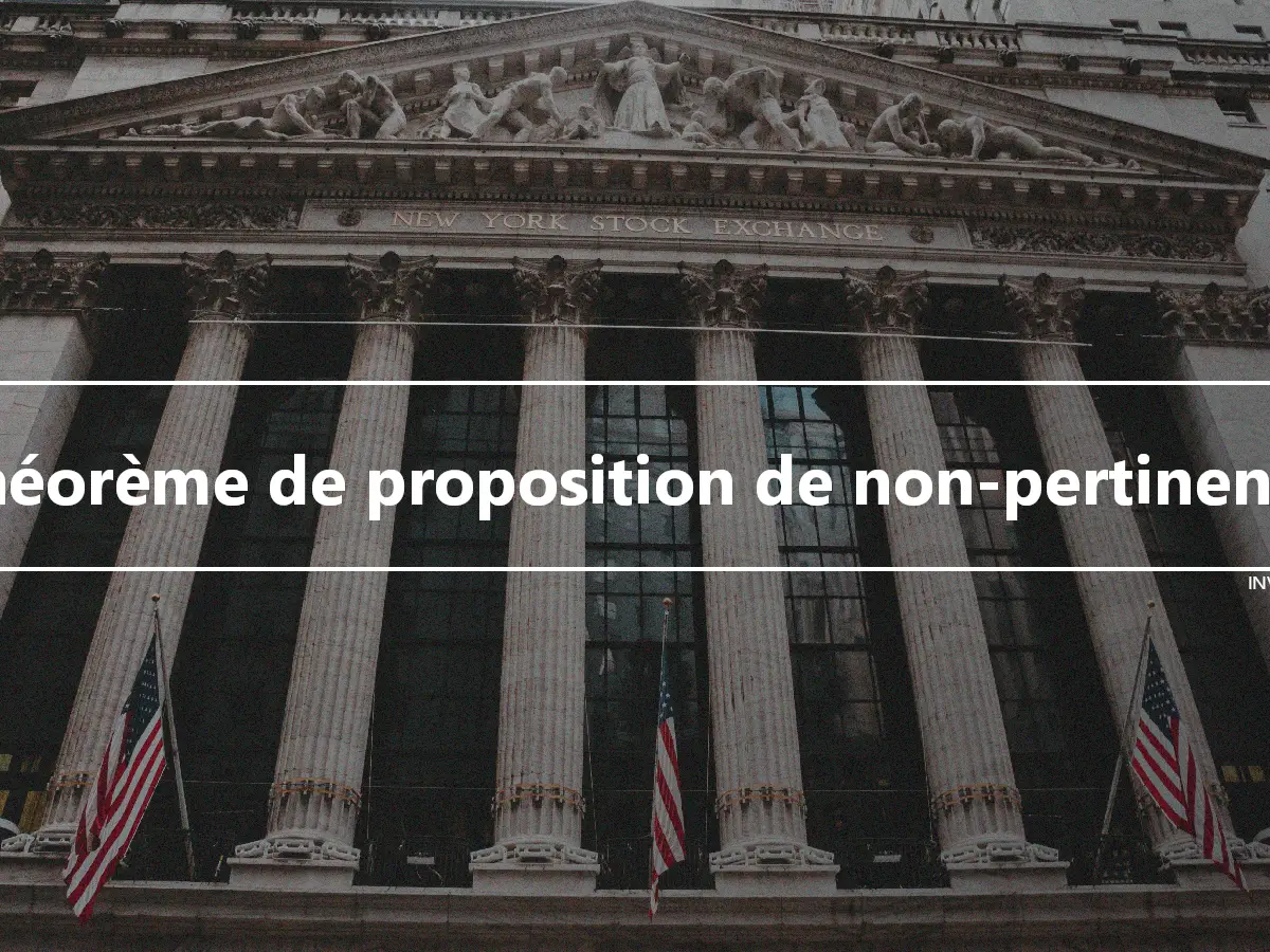 Théorème de proposition de non-pertinence