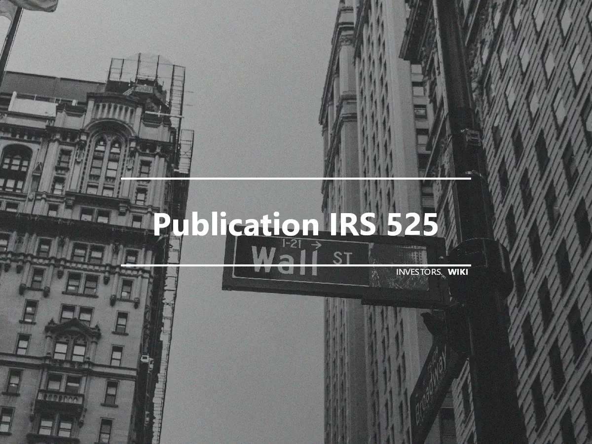 Publication IRS 525
