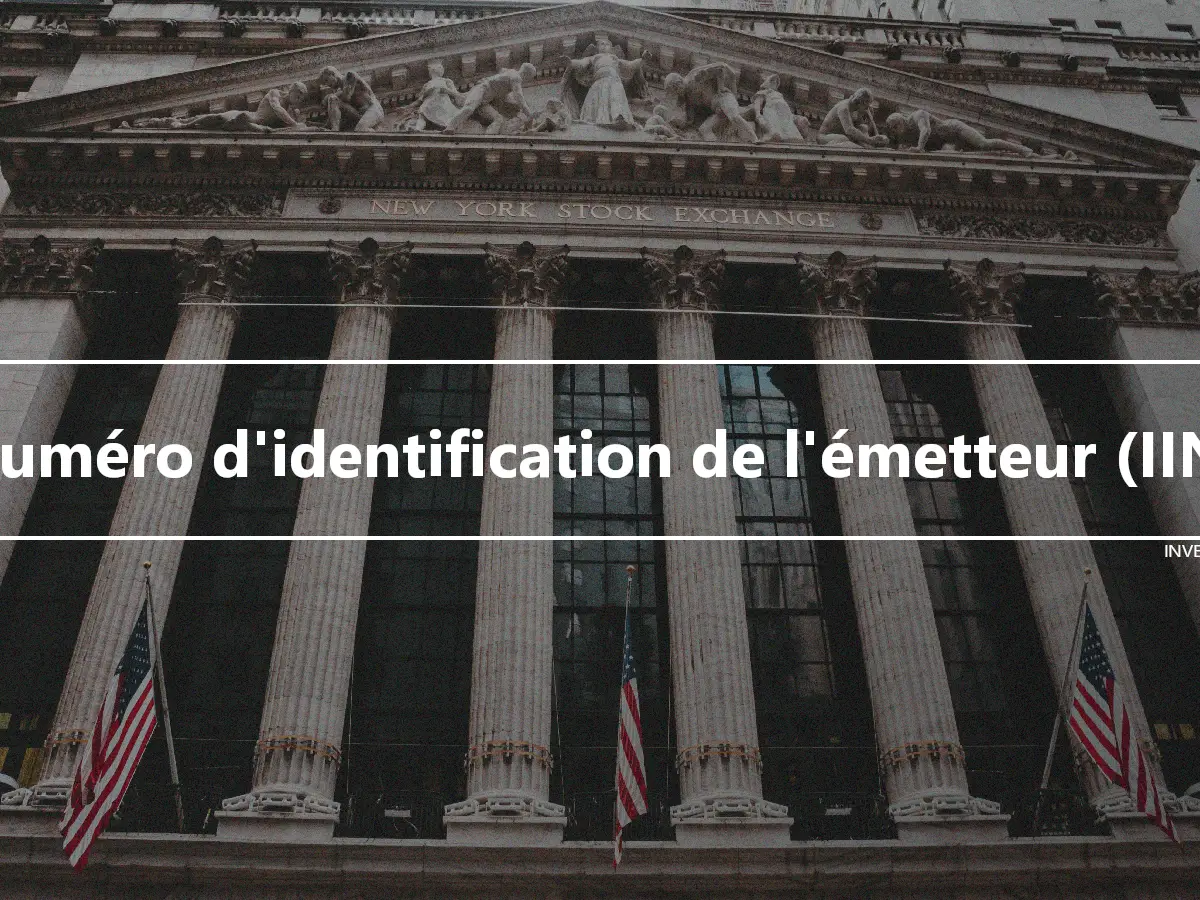 Numéro d'identification de l'émetteur (IIN)