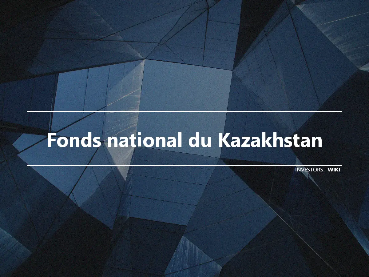 Fonds national du Kazakhstan