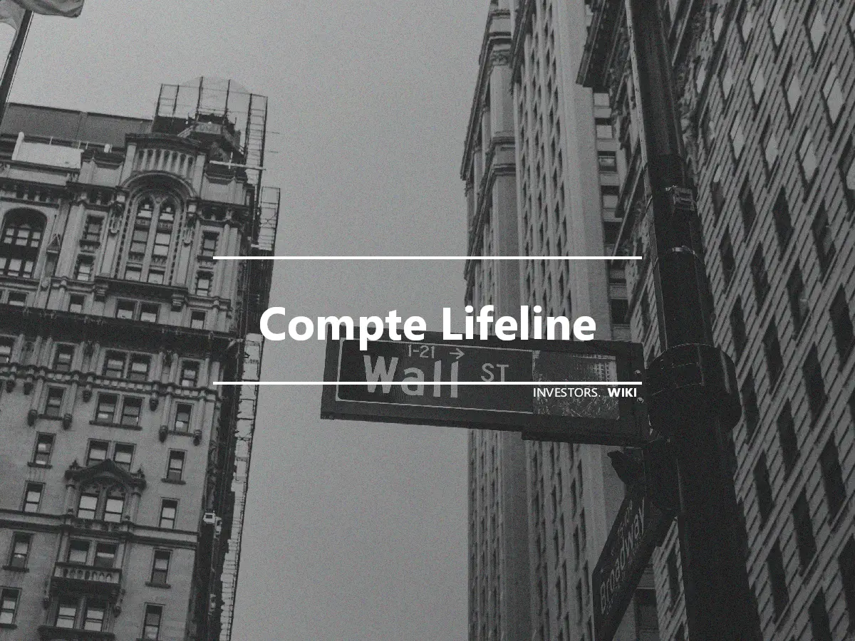 Compte Lifeline