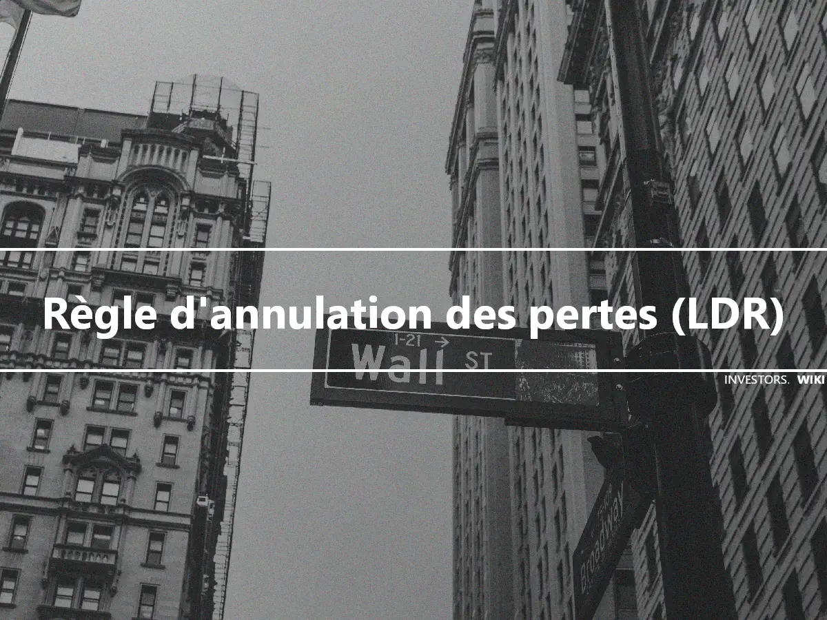 Règle d'annulation des pertes (LDR)