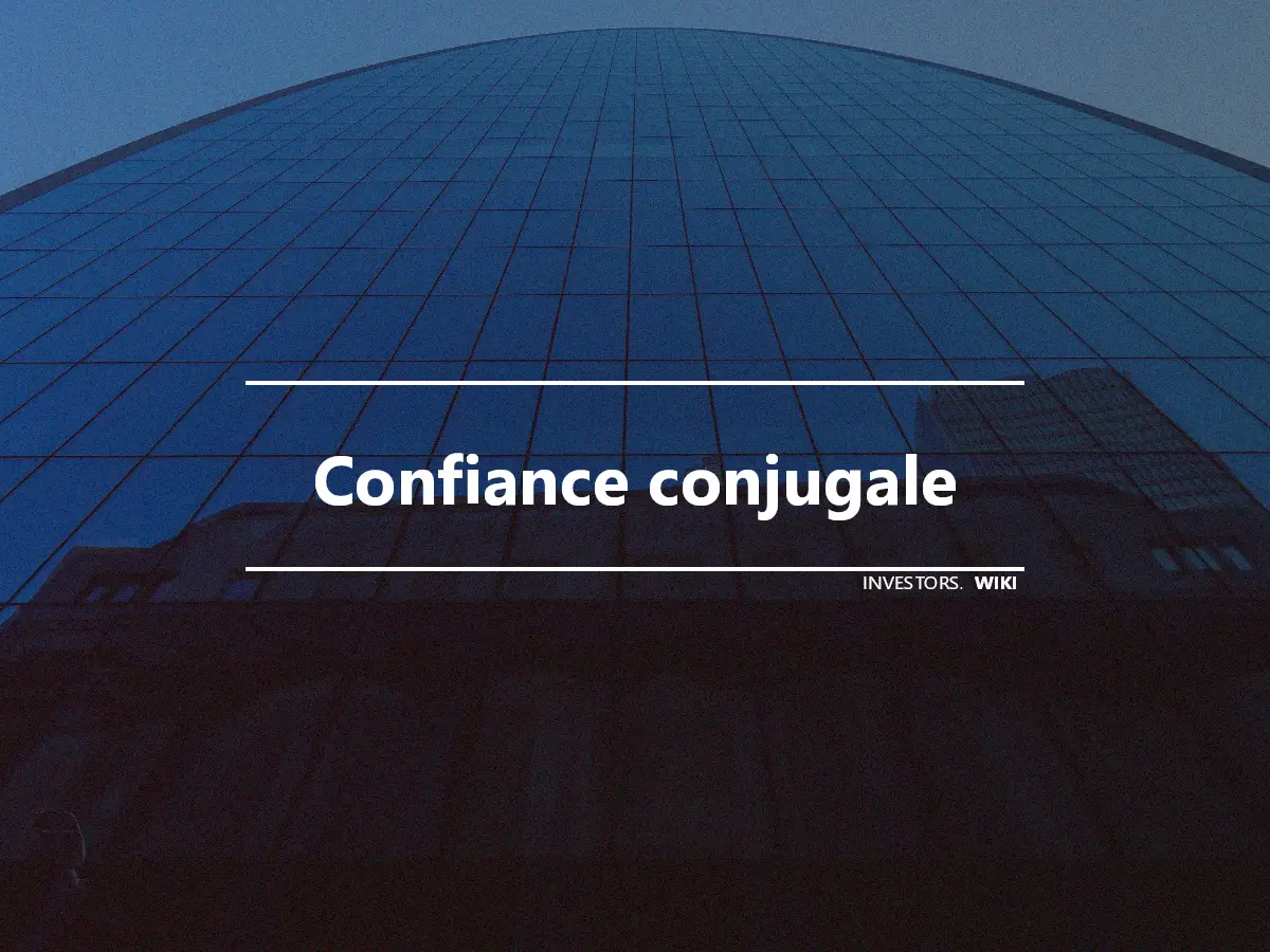 Confiance conjugale