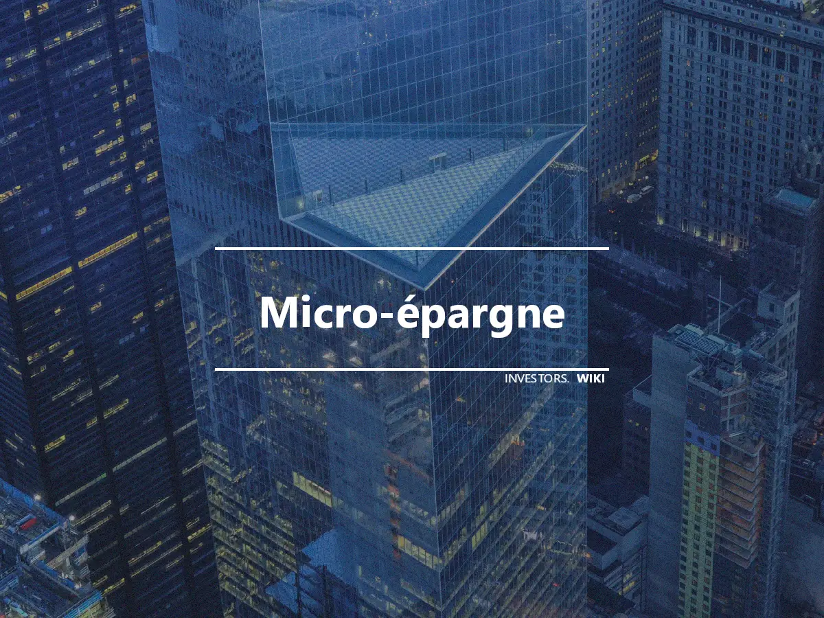 Micro-épargne