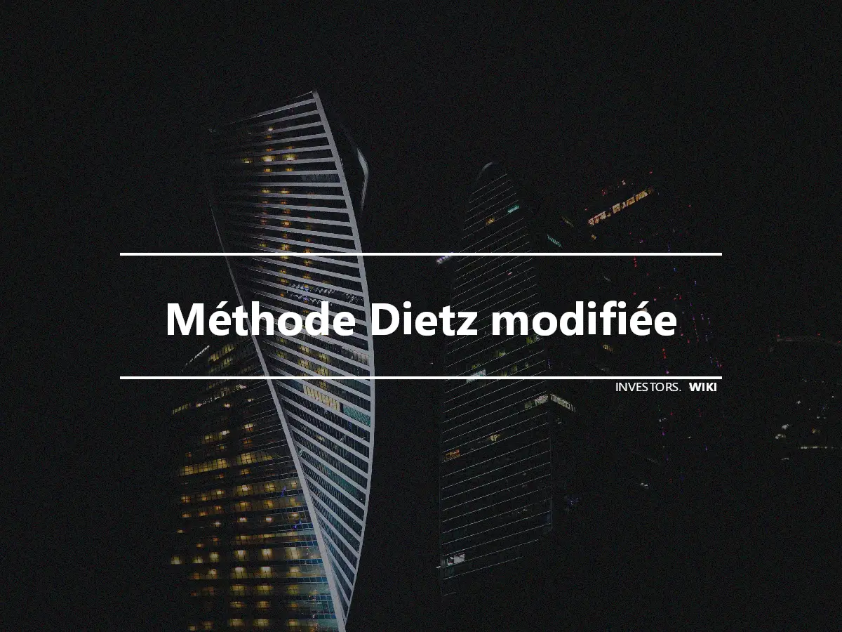 Méthode Dietz modifiée