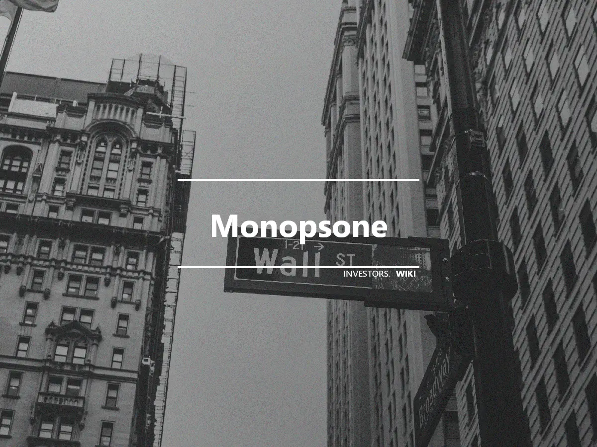 Monopsone
