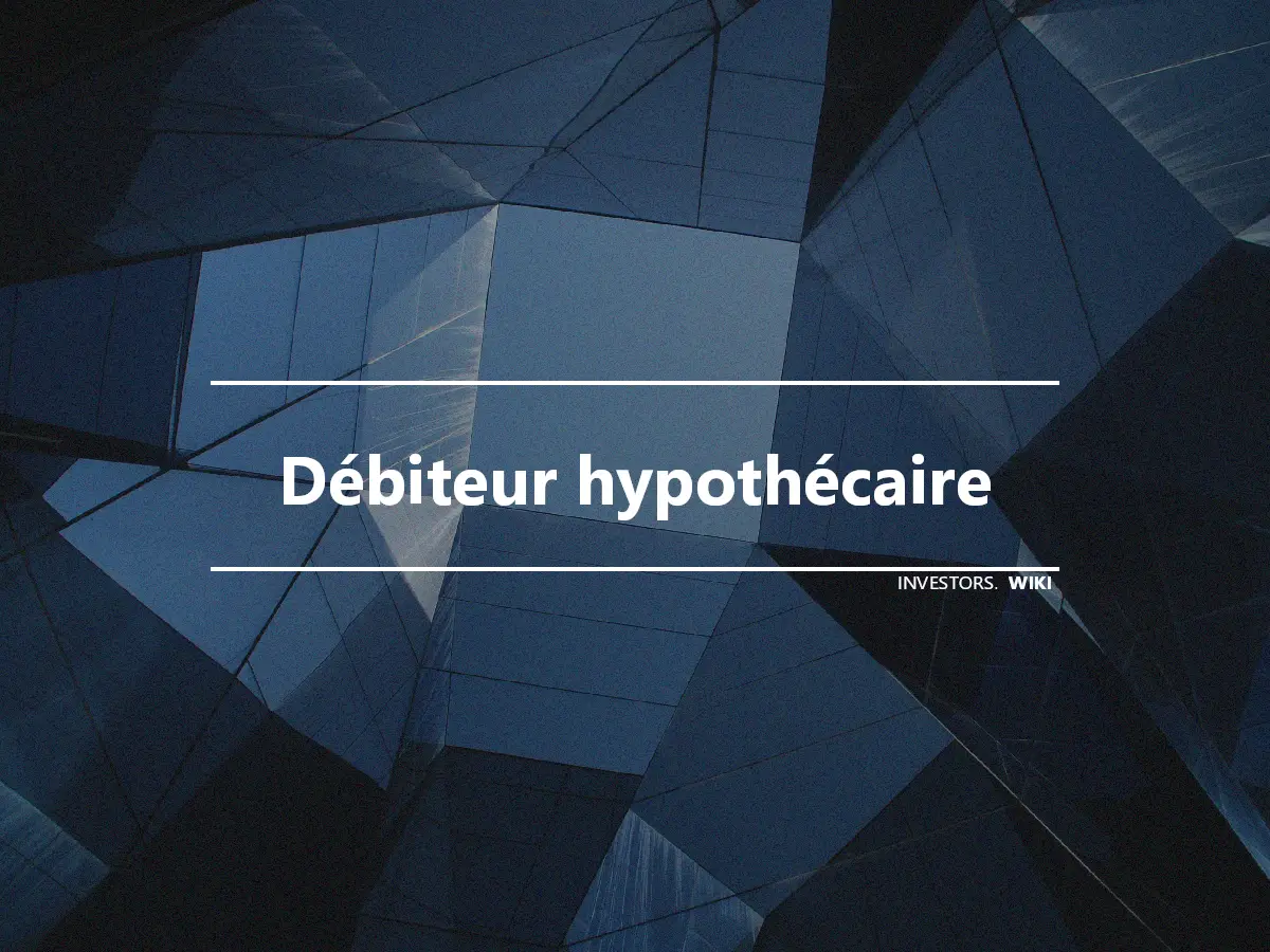 Débiteur hypothécaire