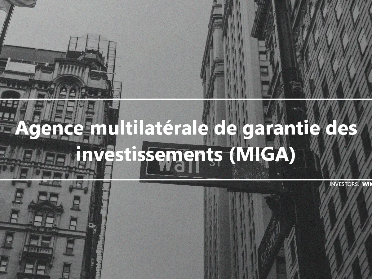 Agence multilatérale de garantie des investissements (MIGA)