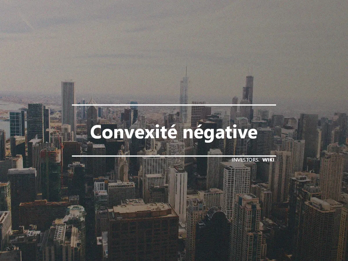 Convexité négative