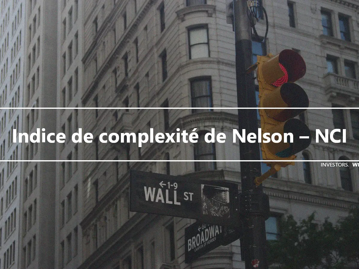 Indice de complexité de Nelson – NCI