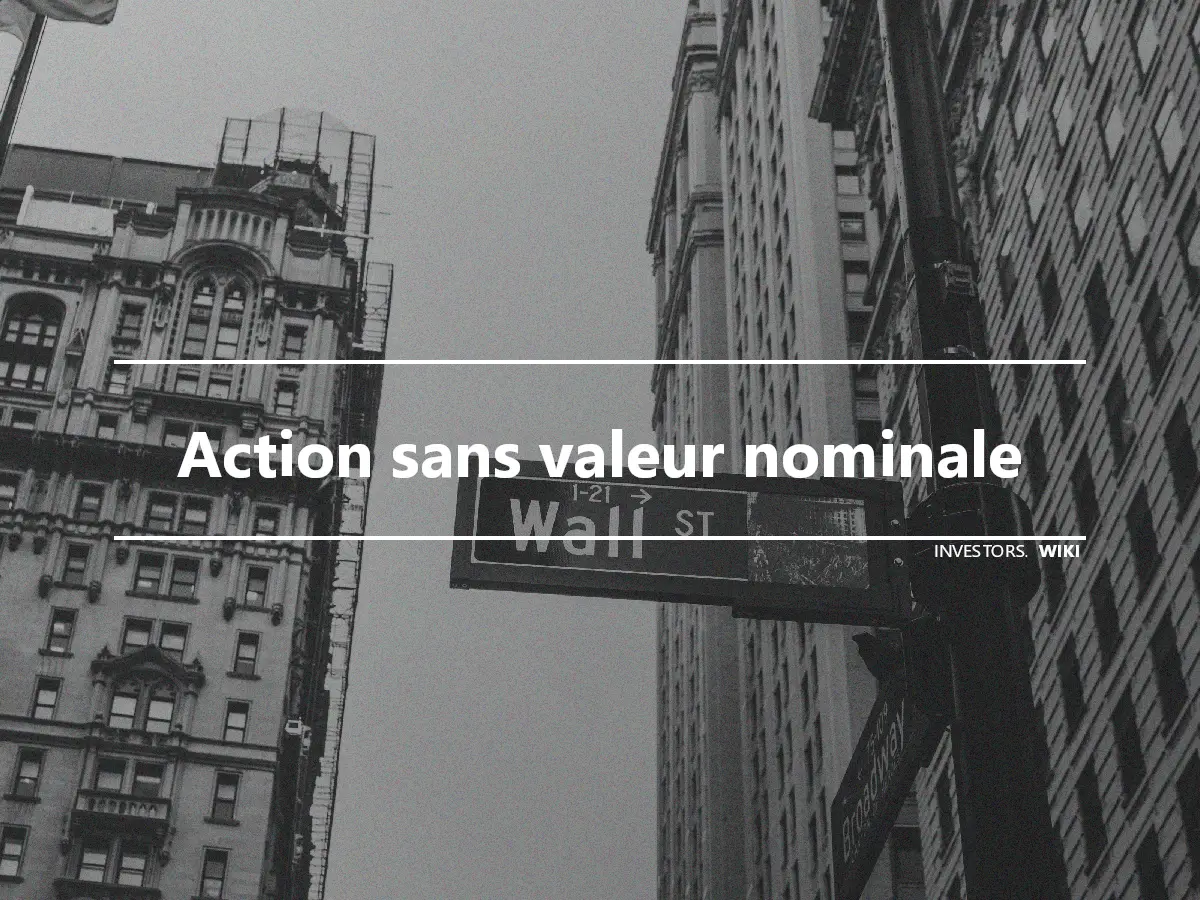 Action sans valeur nominale