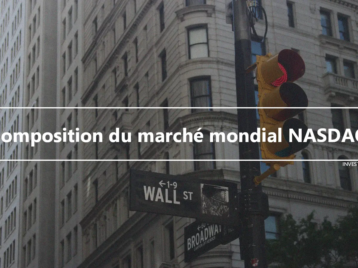 Composition du marché mondial NASDAQ