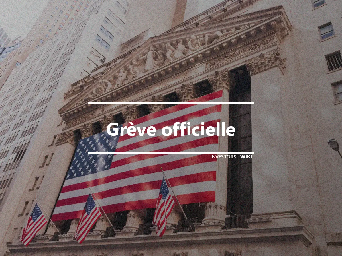 Grève officielle