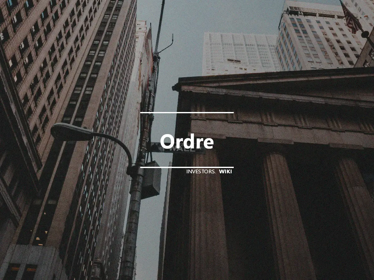 Ordre