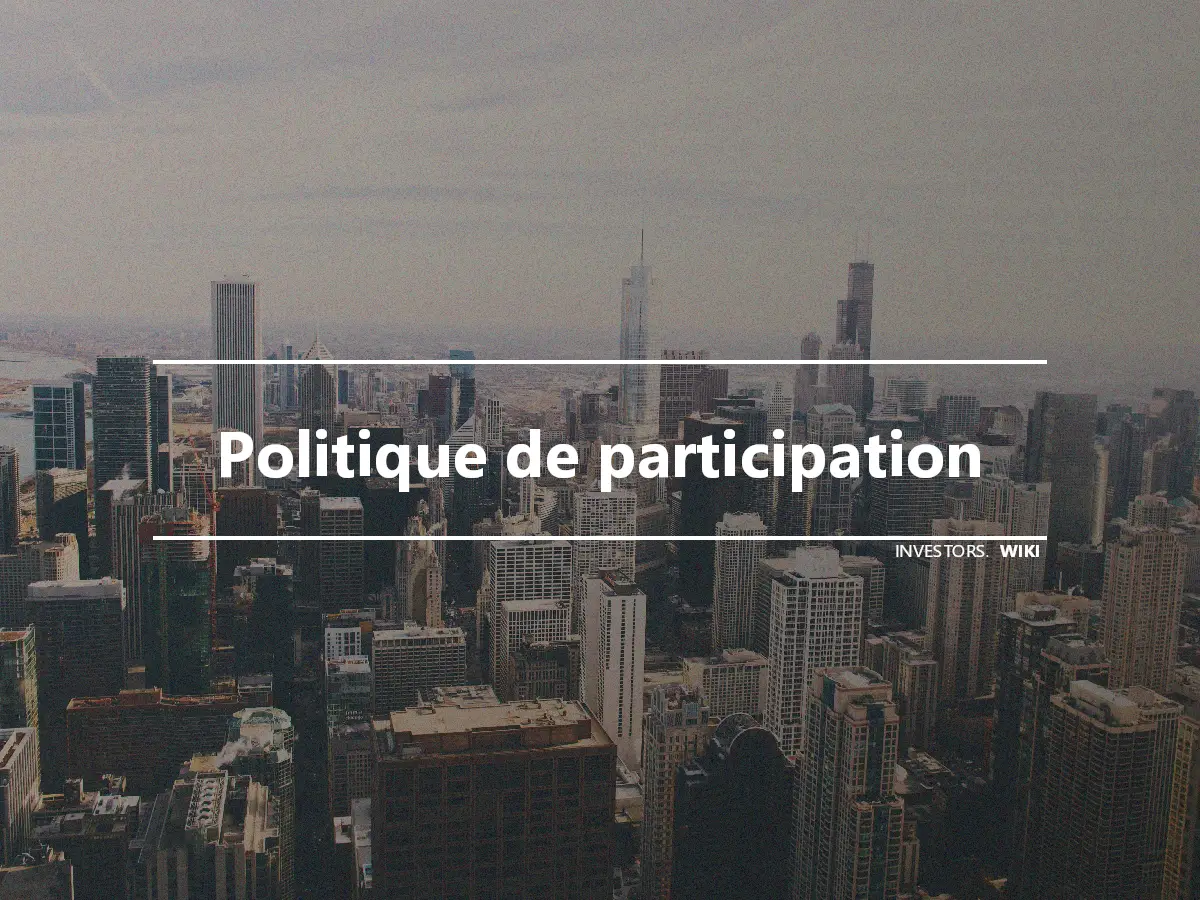 Politique de participation