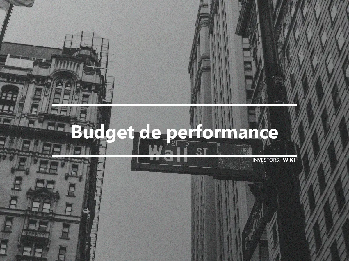 Budget de performance