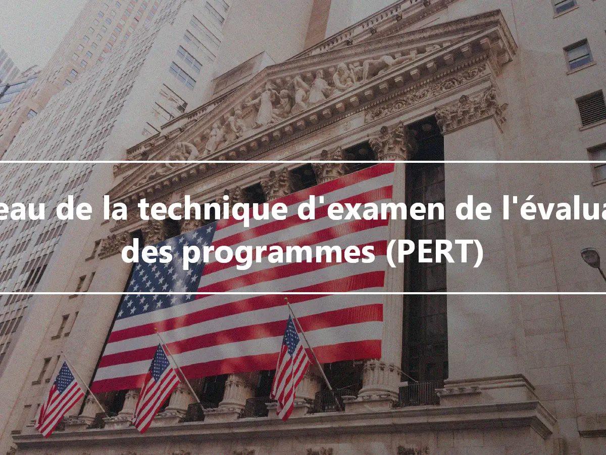 Tableau de la technique d'examen de l'évaluation des programmes (PERT)