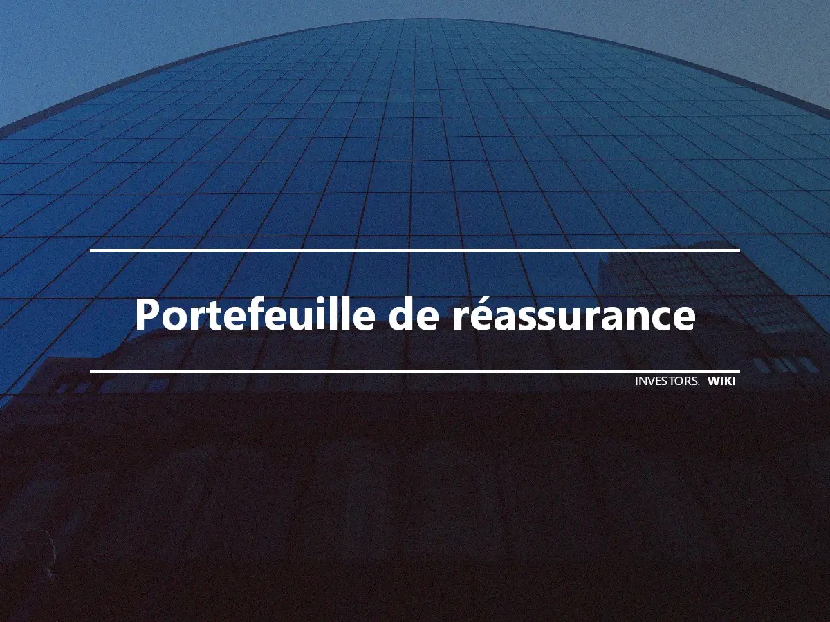 Portefeuille de réassurance