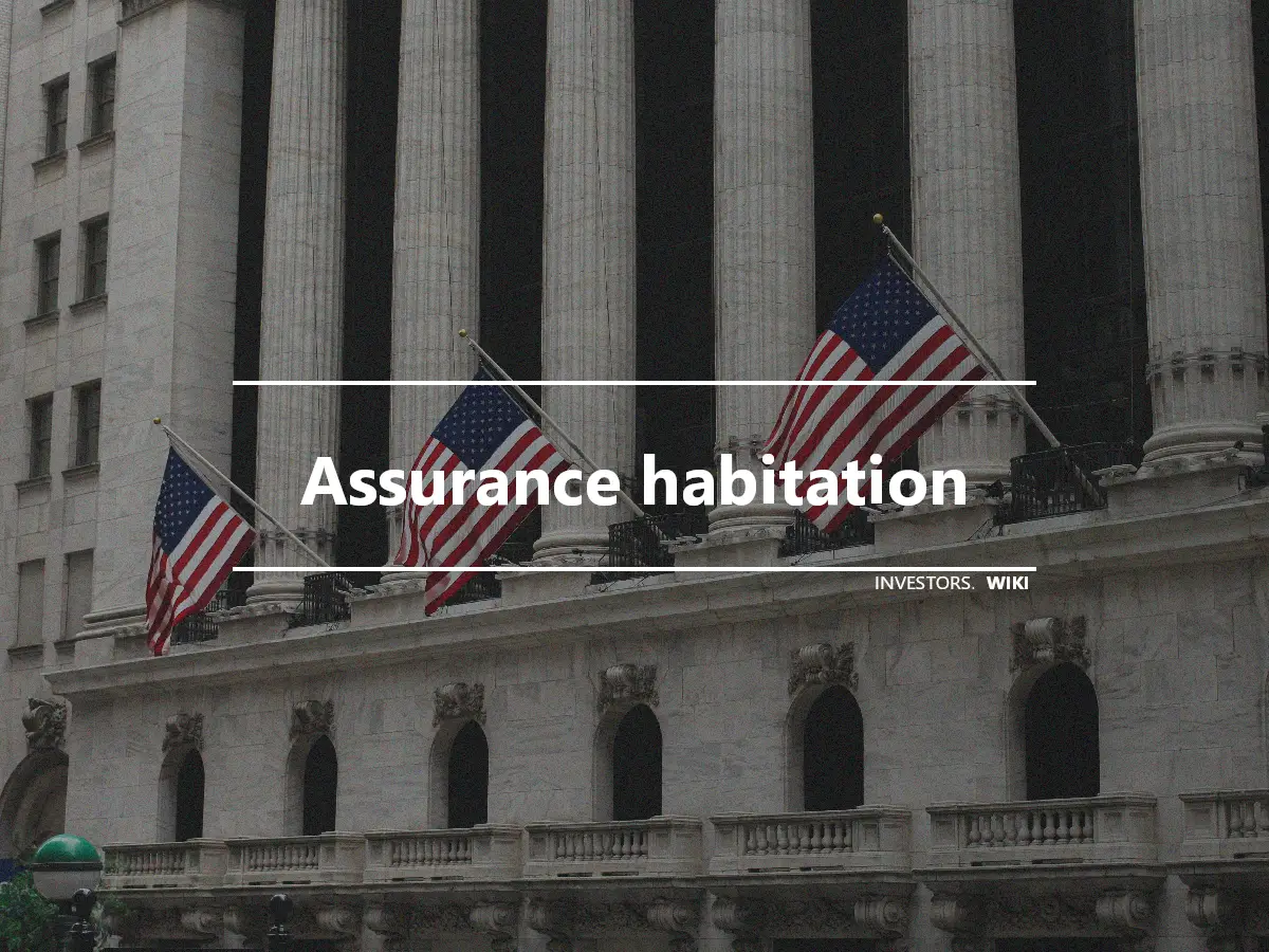 Assurance habitation