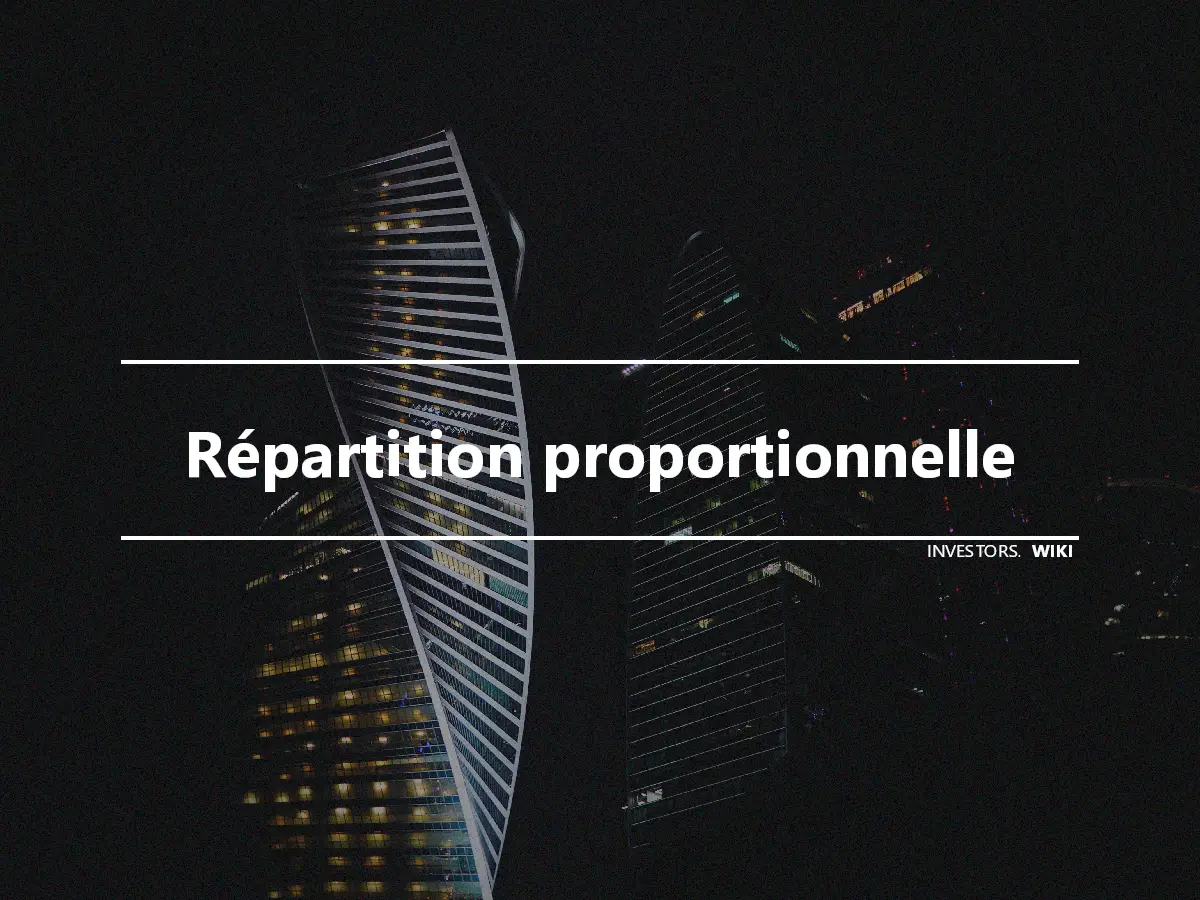 Répartition proportionnelle