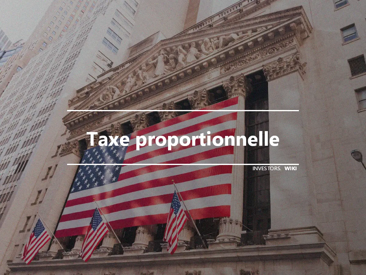 Taxe proportionnelle