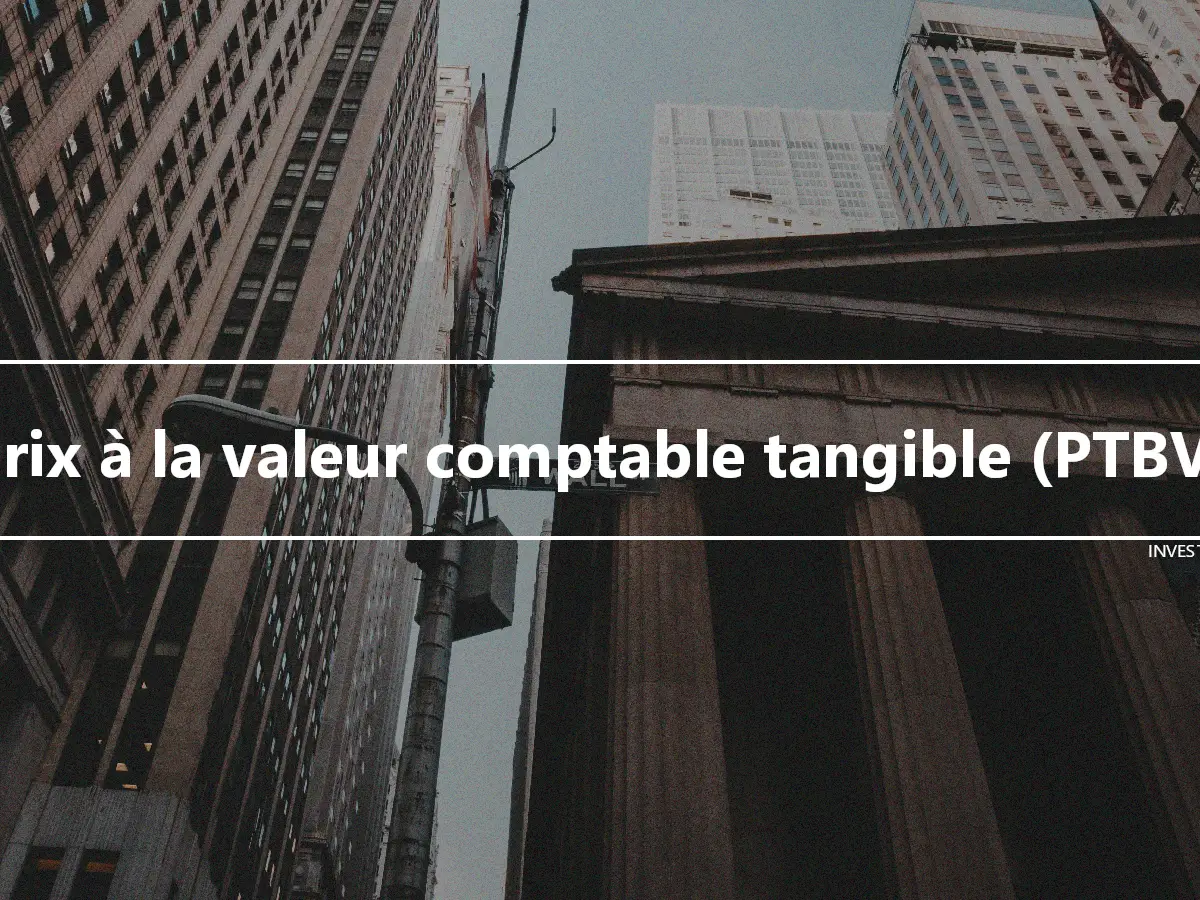 Prix à la valeur comptable tangible (PTBV)