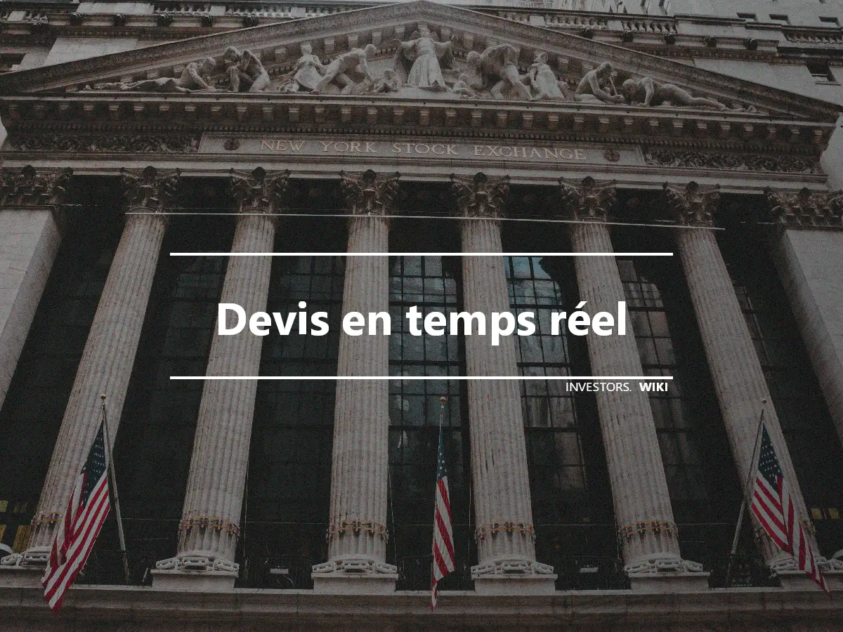 Devis en temps réel