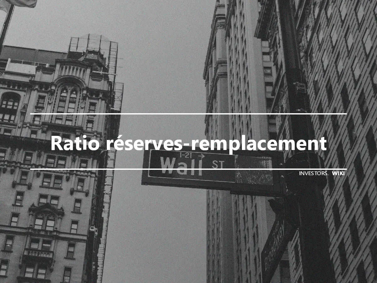Ratio réserves-remplacement