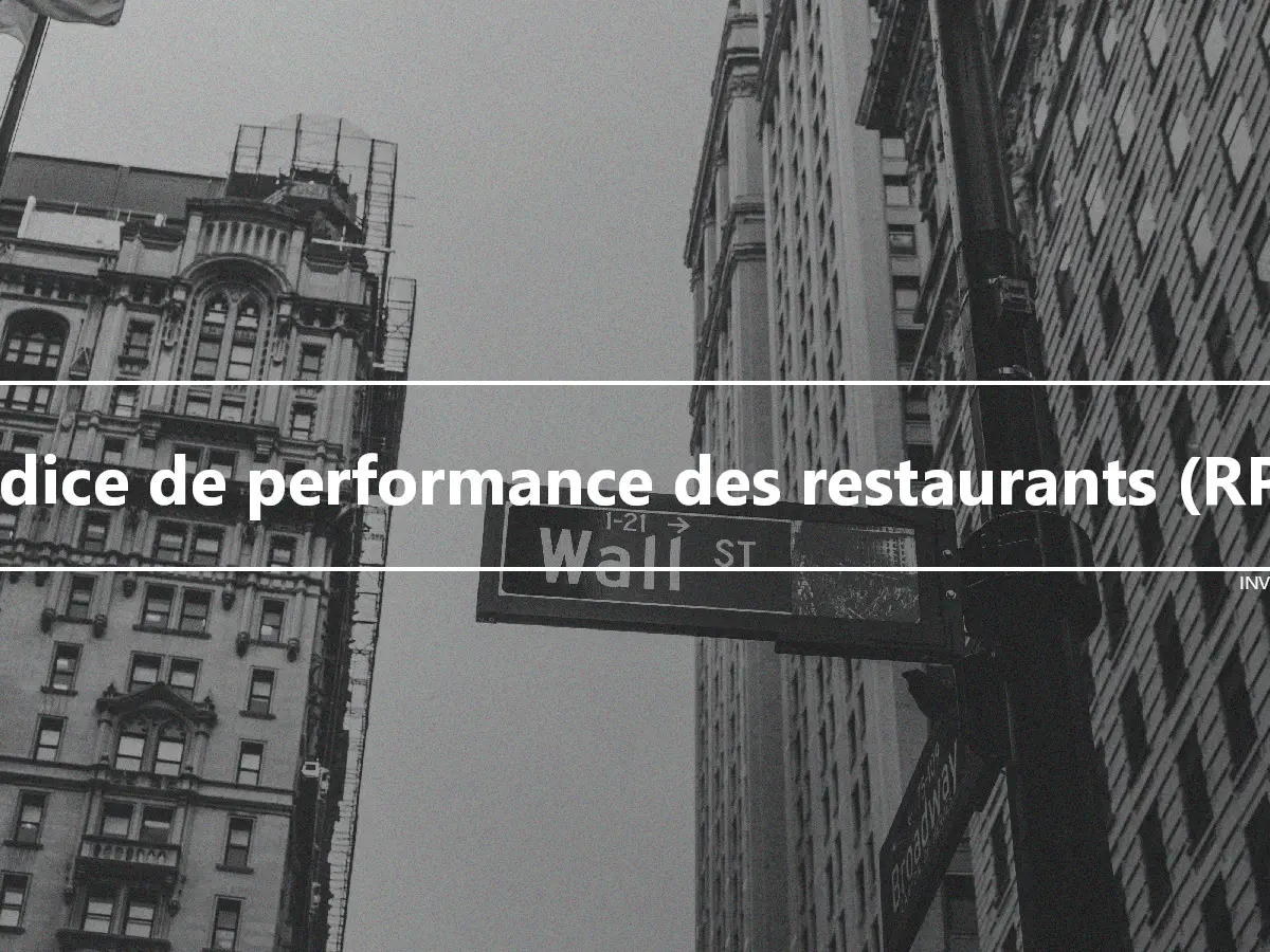 Indice de performance des restaurants (RPI)