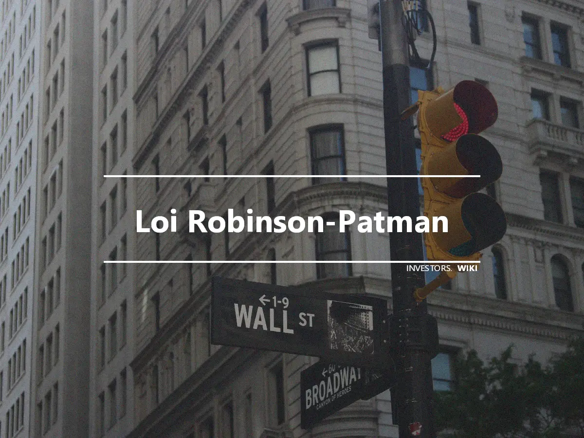 Loi Robinson-Patman