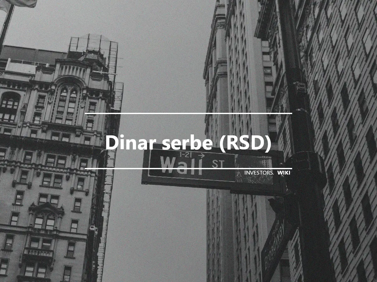 Dinar serbe (RSD)