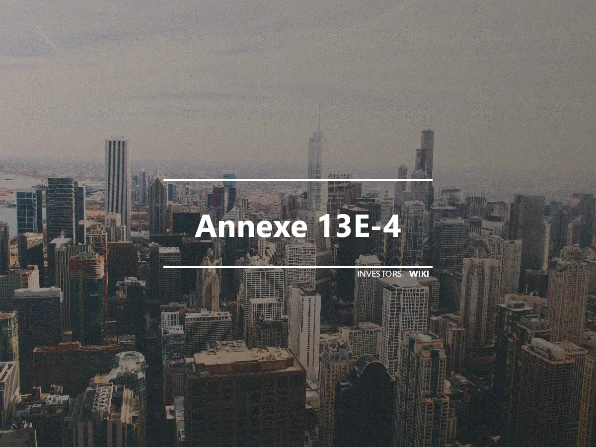 Annexe 13E-4